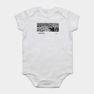 Kansas USA Baby Bodysuit